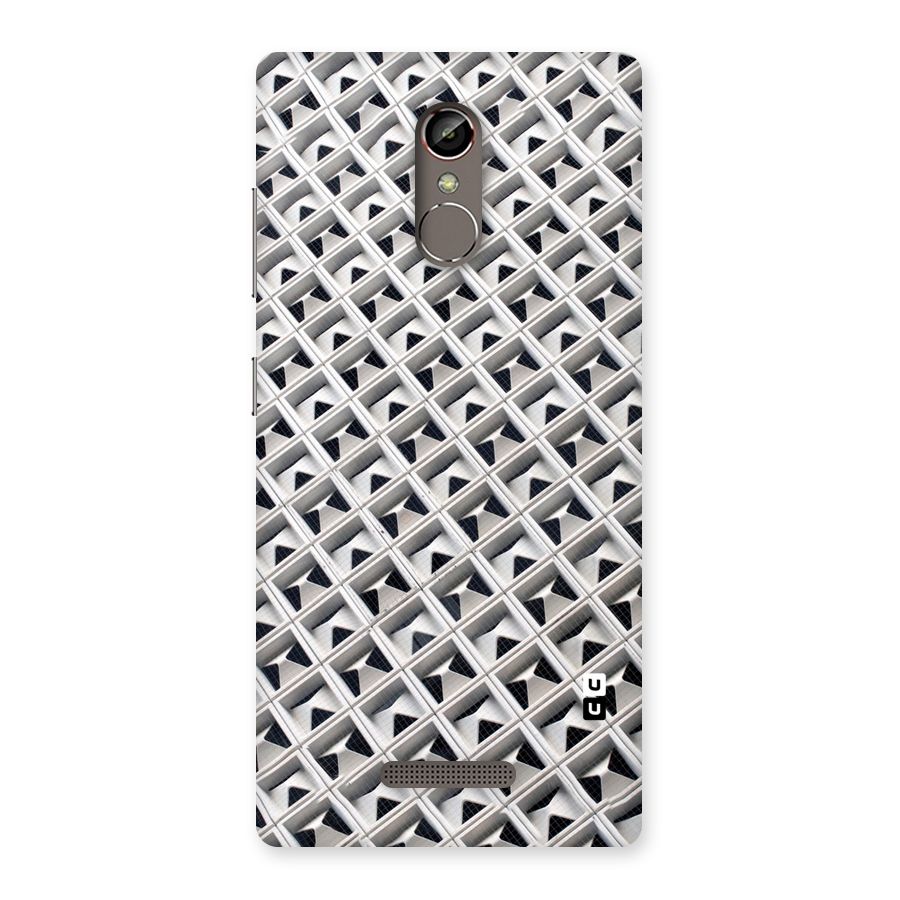 Check White Design Back Case for Gionee S6s