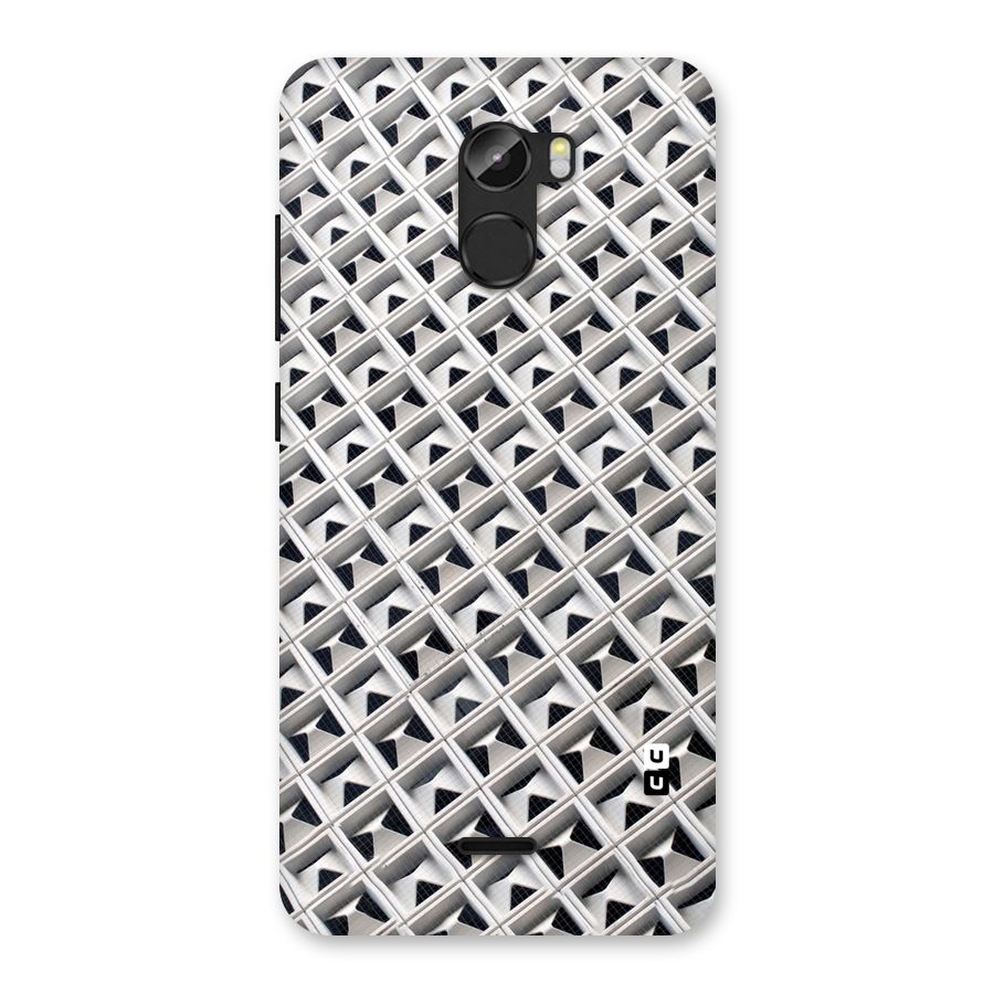 Check White Design Back Case for Gionee X1