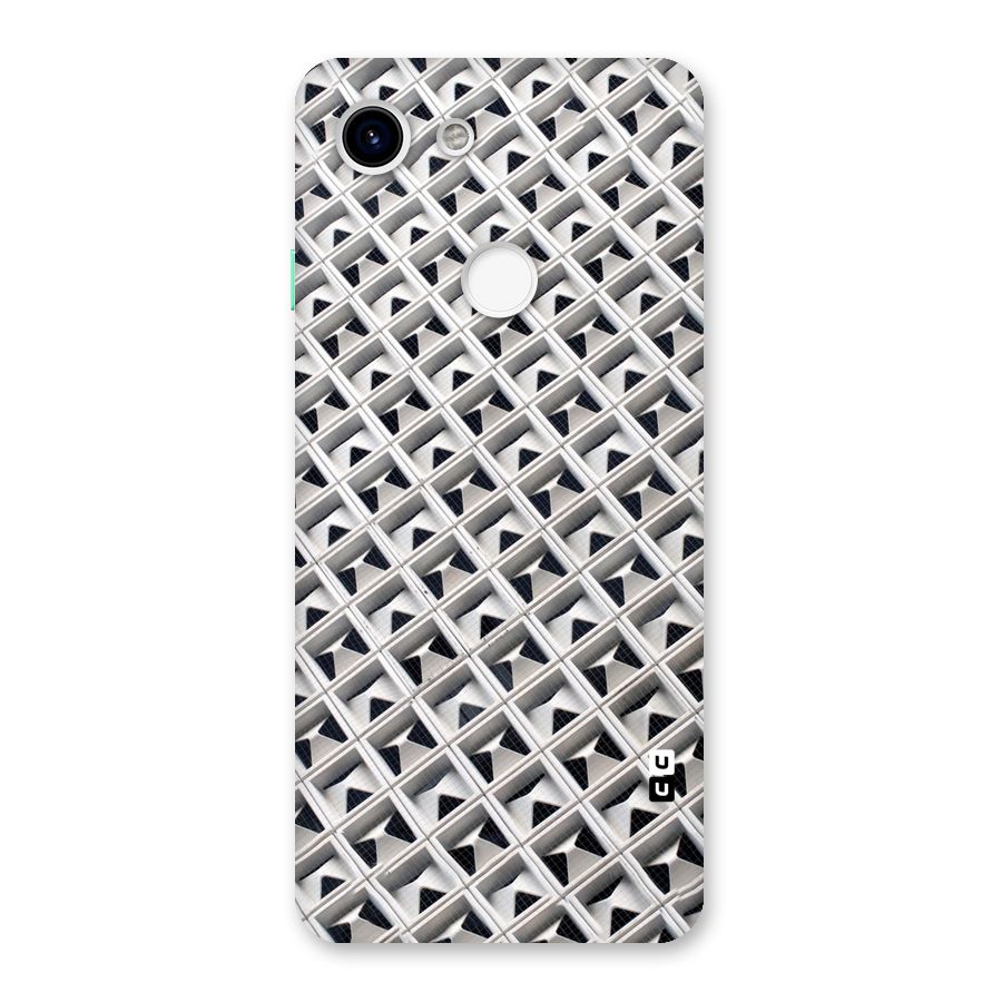 Check White Design Back Case for Google Pixel 3