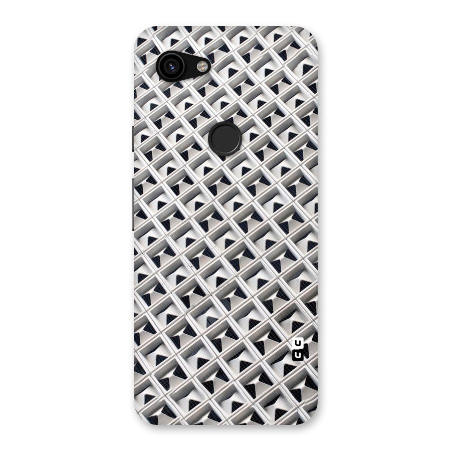 Check White Design Back Case for Google Pixel 3a