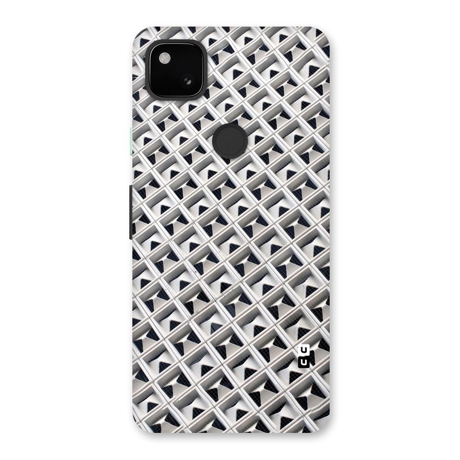 Check White Design Back Case for Google Pixel 4a