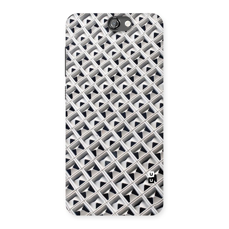 Check White Design Back Case for HTC One A9