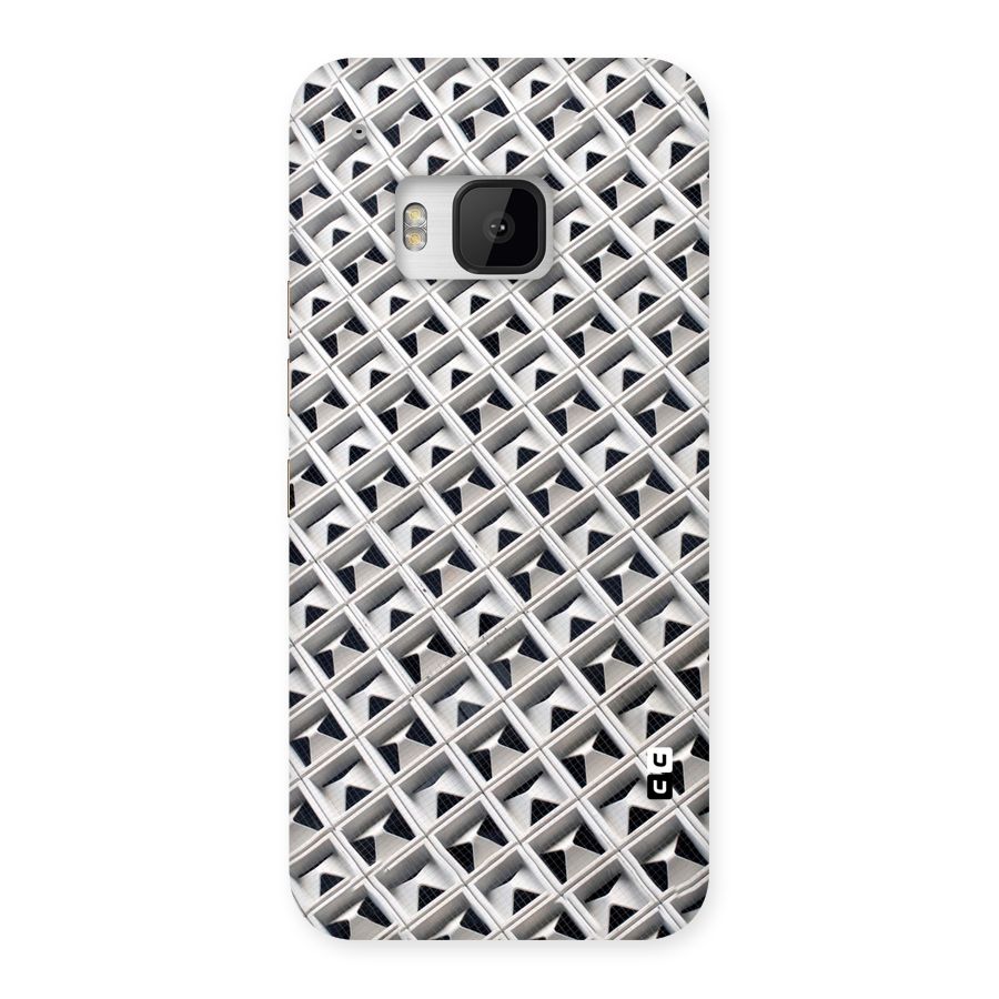 Check White Design Back Case for HTC One M9