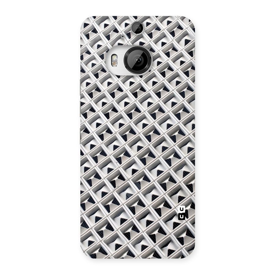 Check White Design Back Case for HTC One M9 Plus