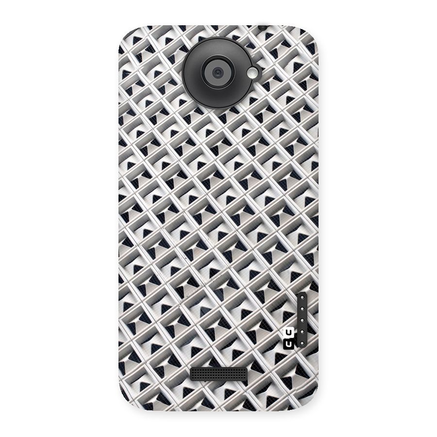 Check White Design Back Case for HTC One X