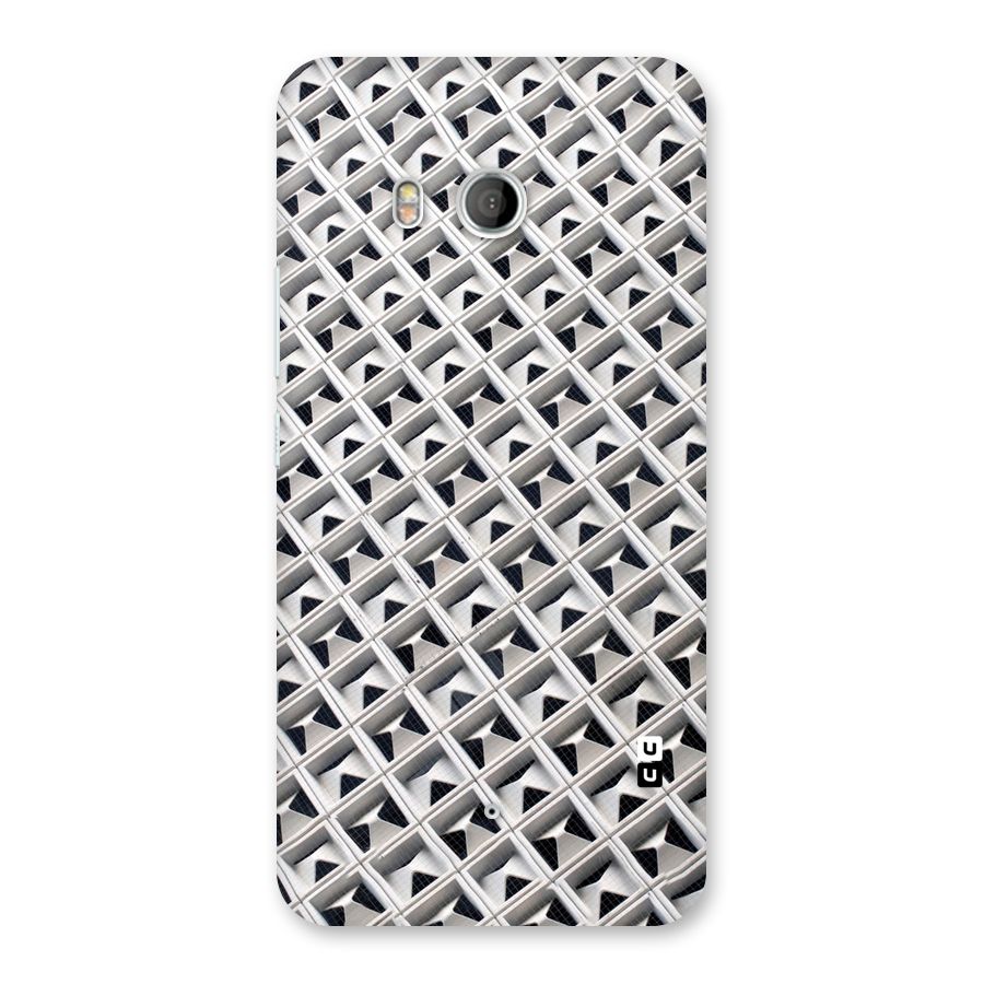 Check White Design Back Case for HTC U11