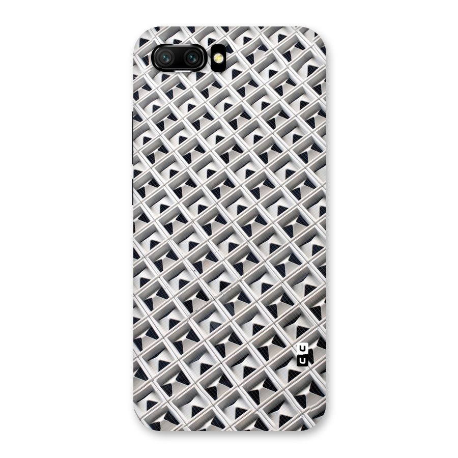 Check White Design Back Case for Honor 10