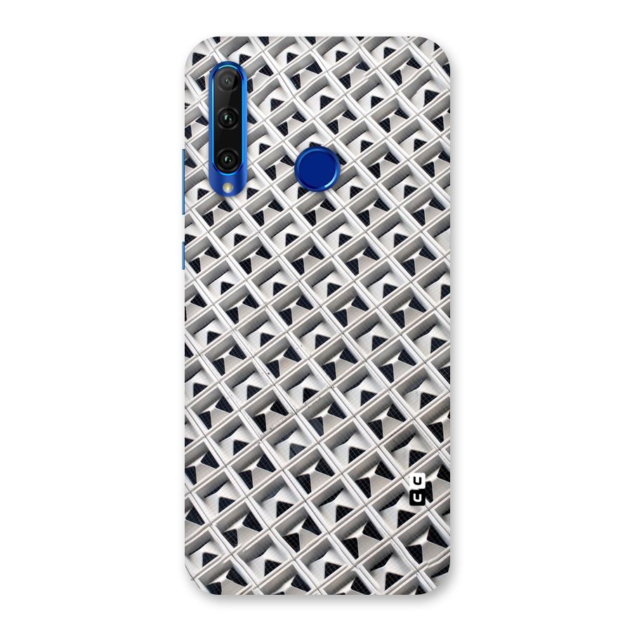 Check White Design Back Case for Honor 20i