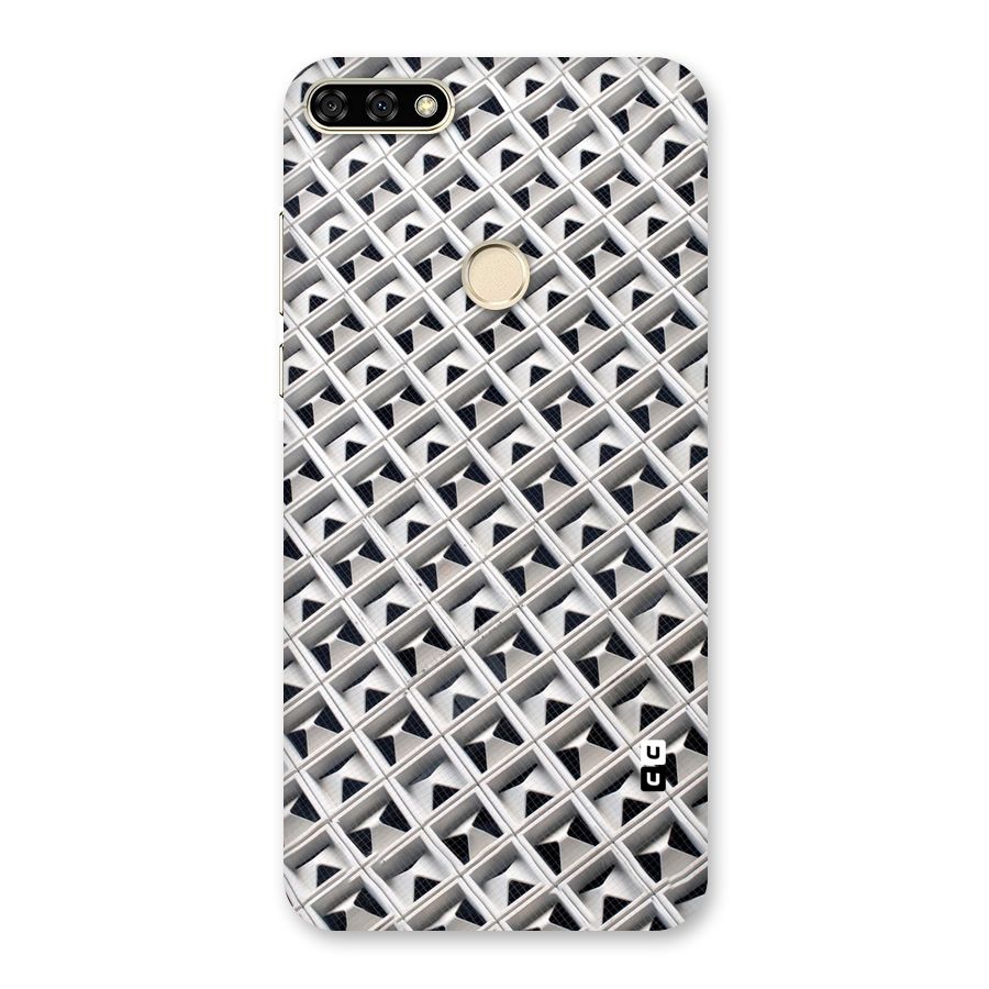Check White Design Back Case for Honor 7A