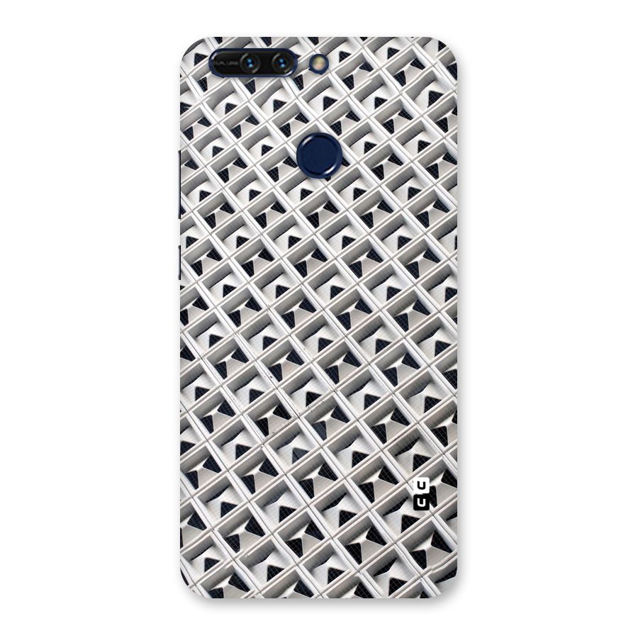 Check White Design Back Case for Honor 8 Pro