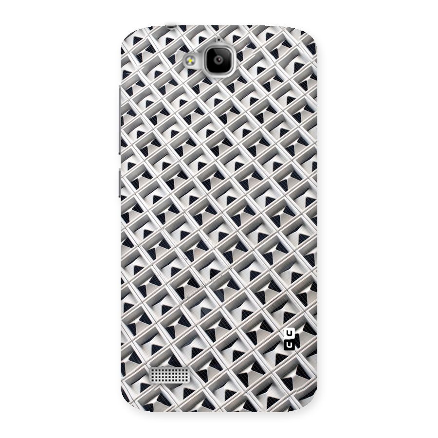 Check White Design Back Case for Honor Holly