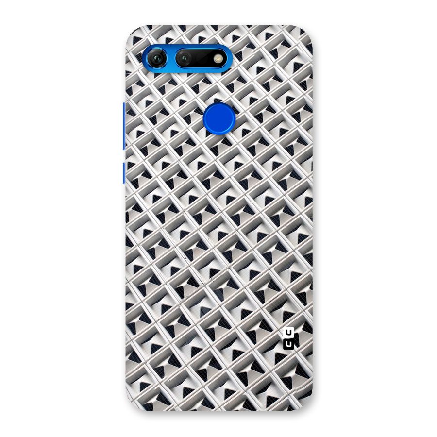Check White Design Back Case for Honor View 20