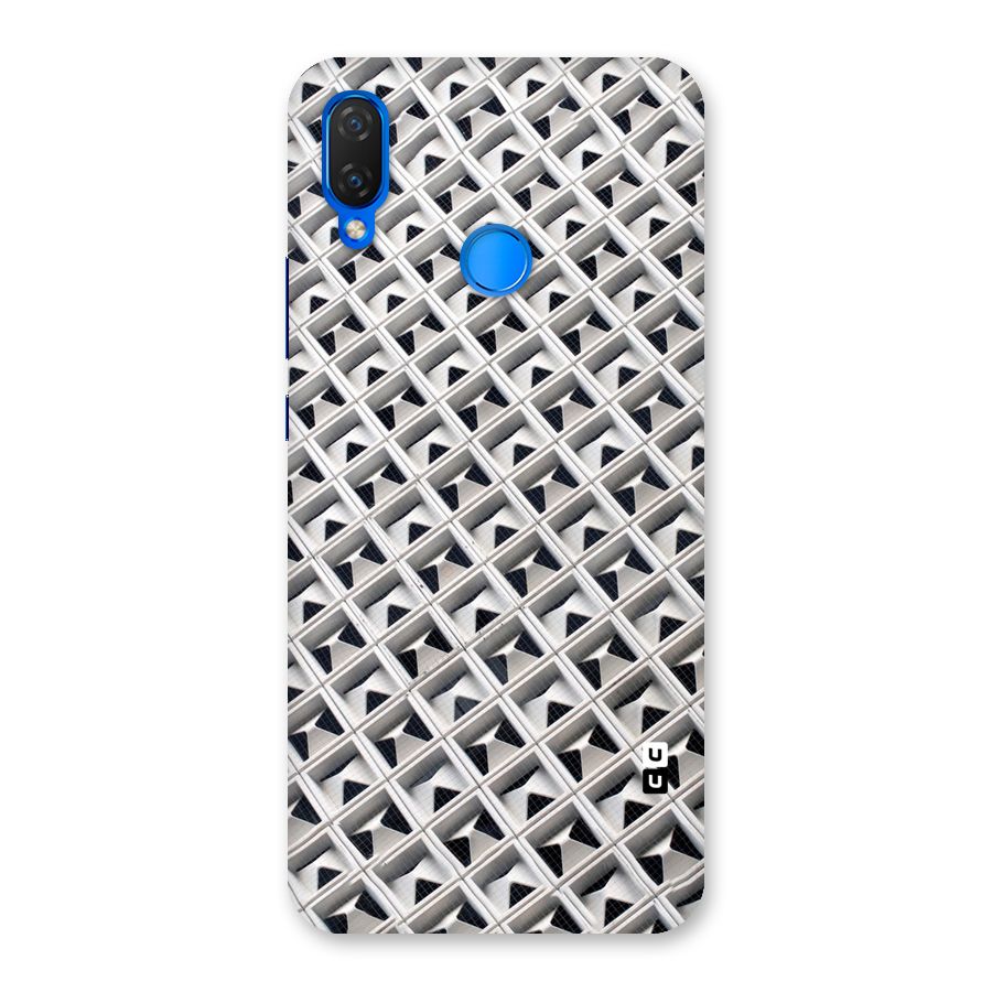 Check White Design Back Case for Huawei P Smart+