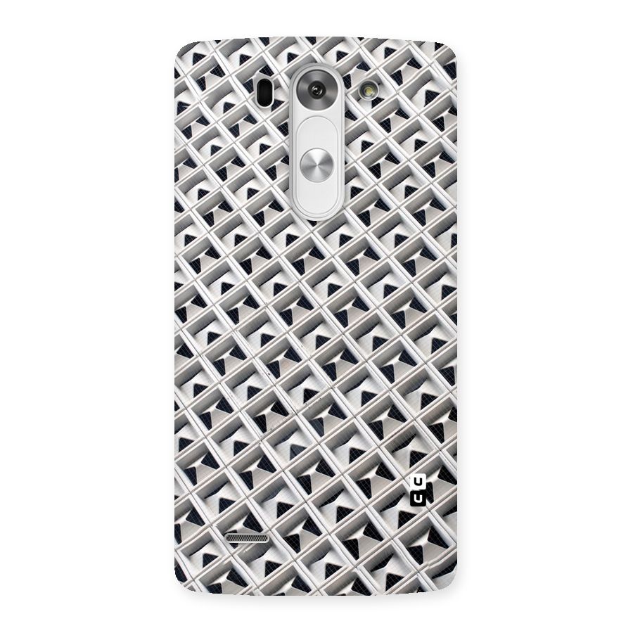 Check White Design Back Case for LG G3 Mini