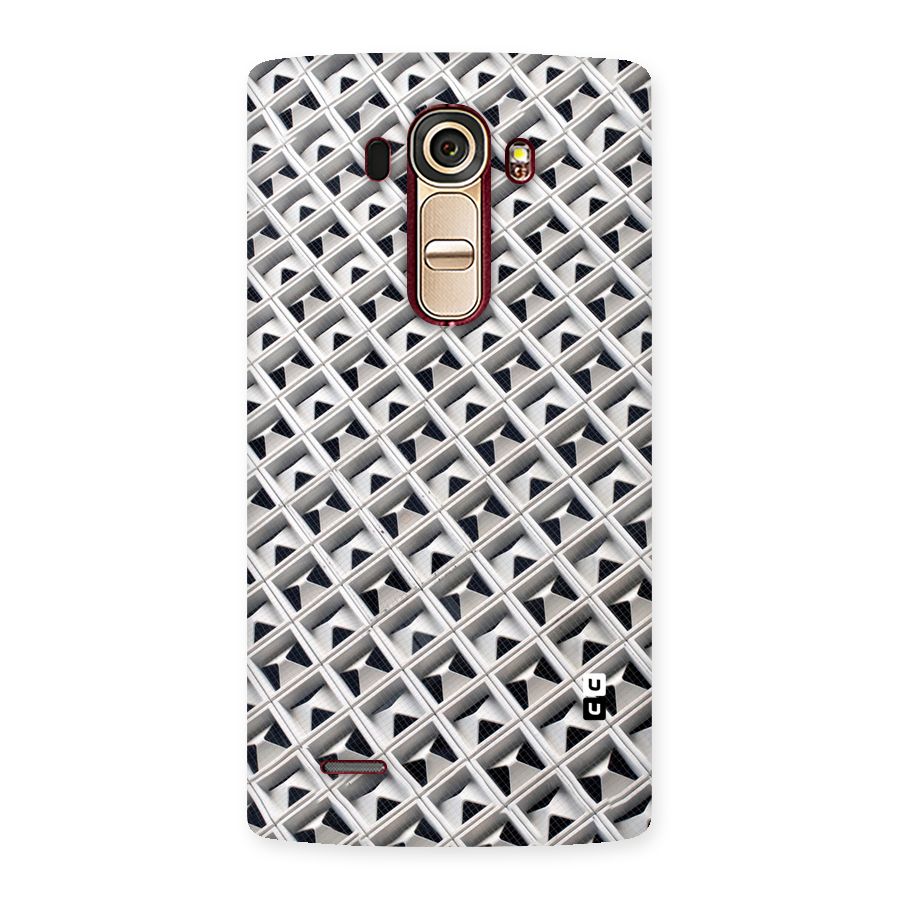Check White Design Back Case for LG G4