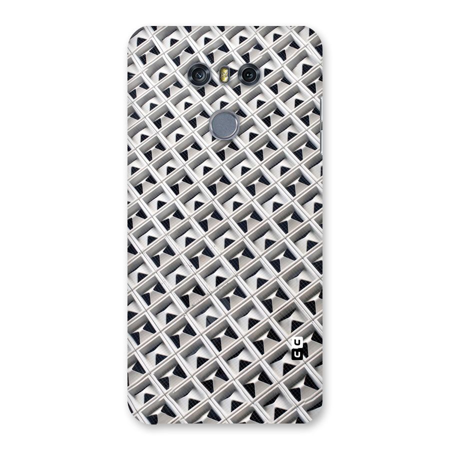 Check White Design Back Case for LG G6