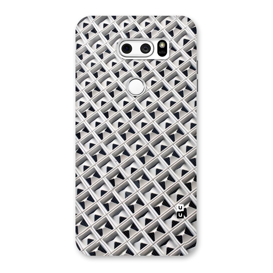 Check White Design Back Case for LG V30