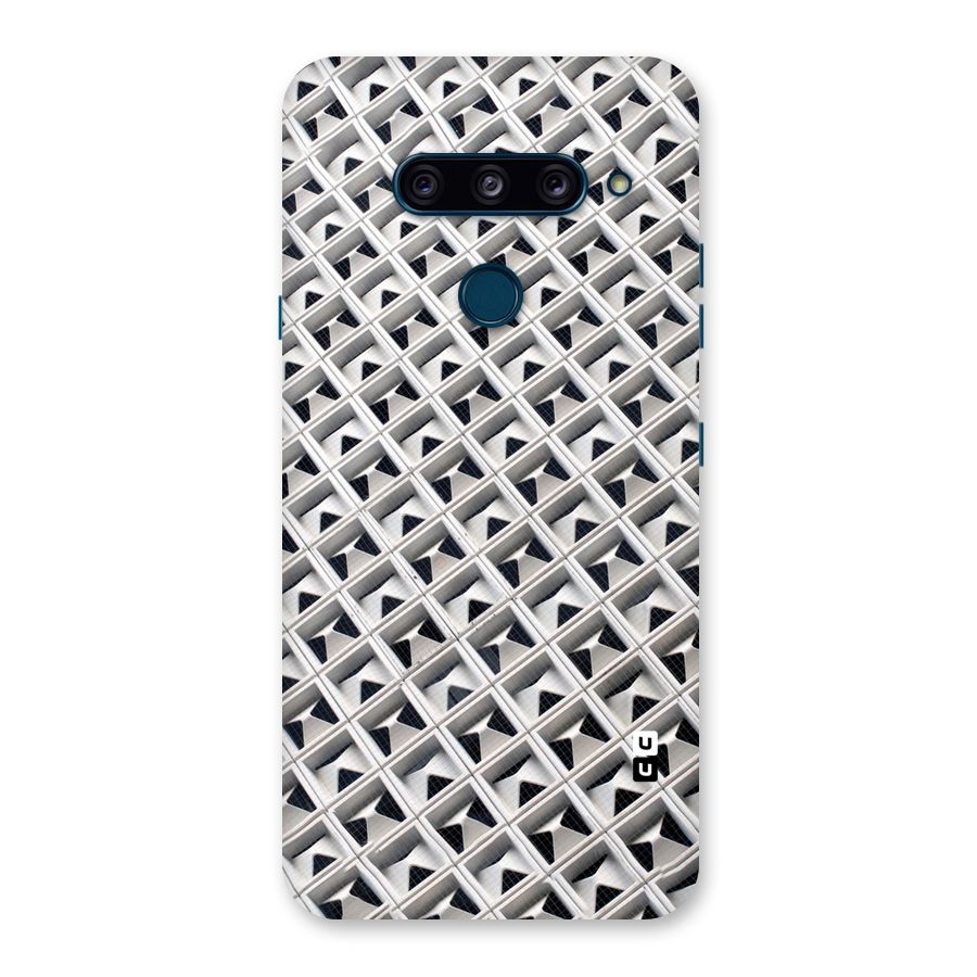 Check White Design Back Case for LG  V40 ThinQ
