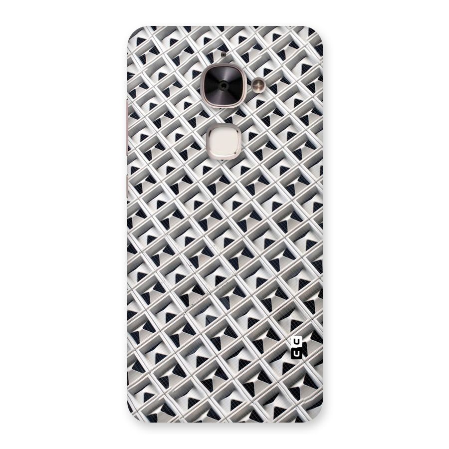 Check White Design Back Case for Le 2