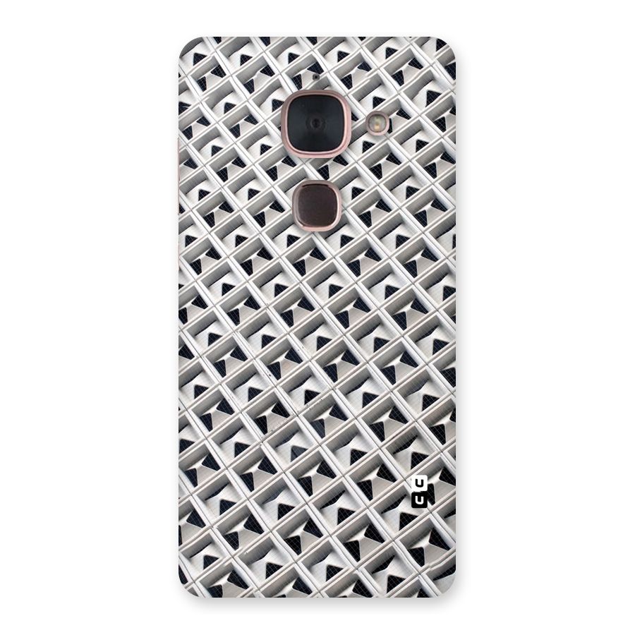 Check White Design Back Case for Le Max 2
