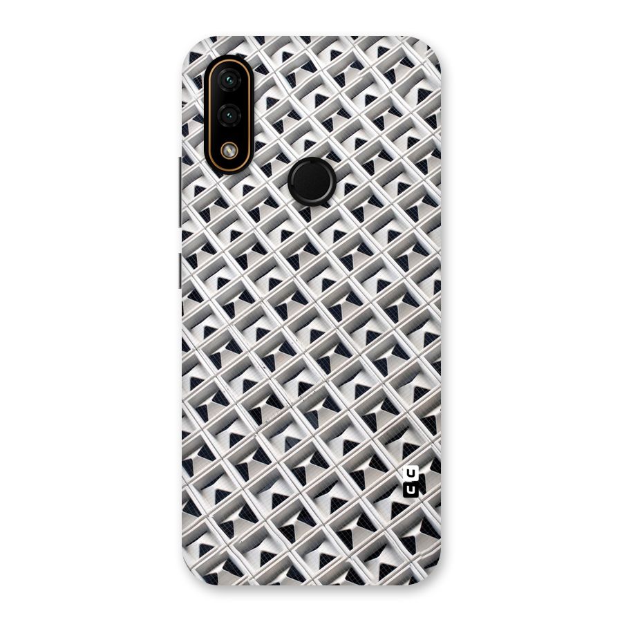 Check White Design Back Case for Lenovo A6 Note