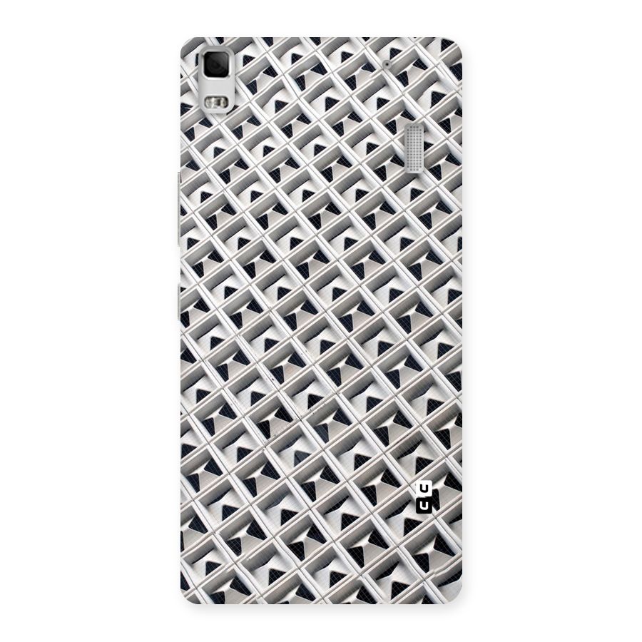 Check White Design Back Case for Lenovo K3 Note