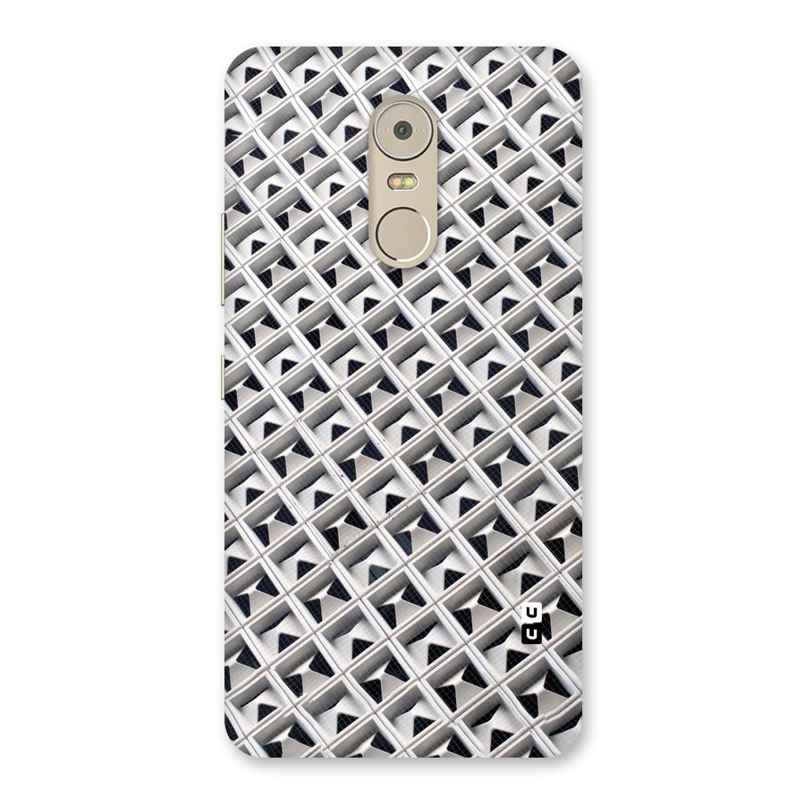 Check White Design Back Case for Lenovo K6 Note