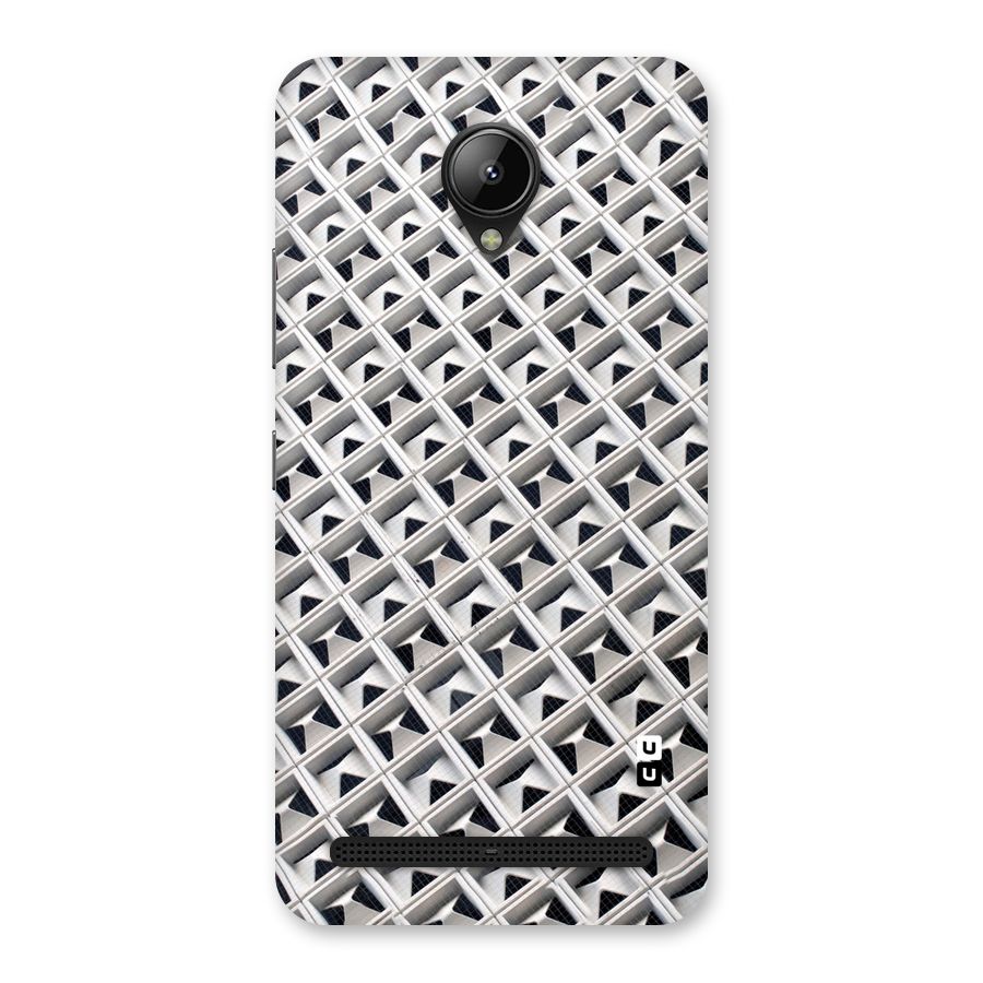Check White Design Back Case for Lenovo C2