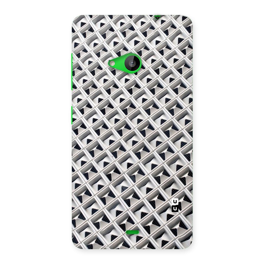 Check White Design Back Case for Lumia 535