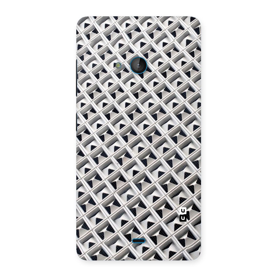 Check White Design Back Case for Lumia 540