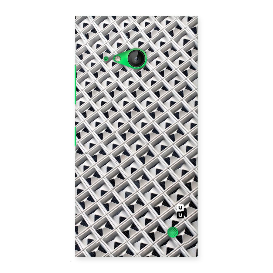 Check White Design Back Case for Lumia 730