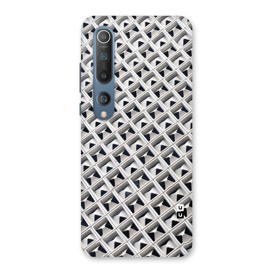Check White Design Back Case for Mi 10