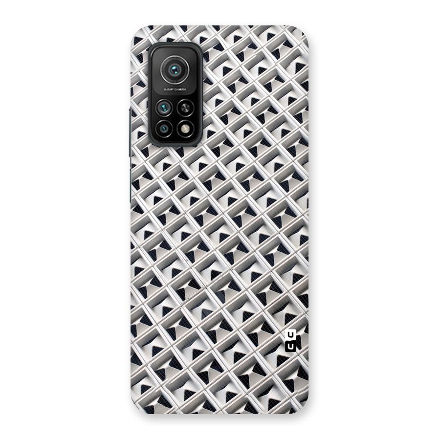 Check White Design Back Case for Mi 10T 5G