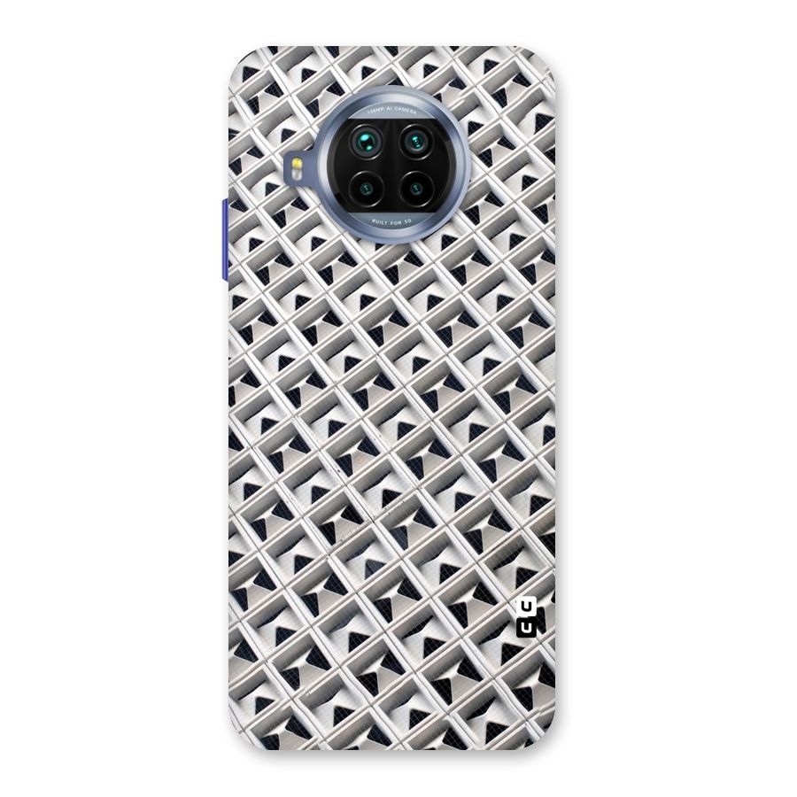Check White Design Back Case for Mi 10i