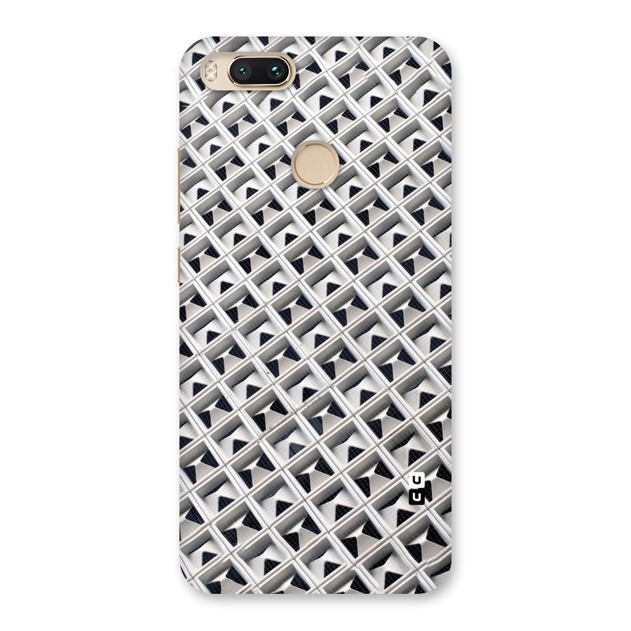 Check White Design Back Case for Mi A1