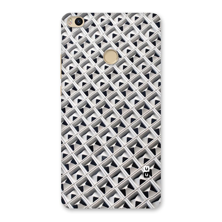 Check White Design Back Case for Mi Max 2