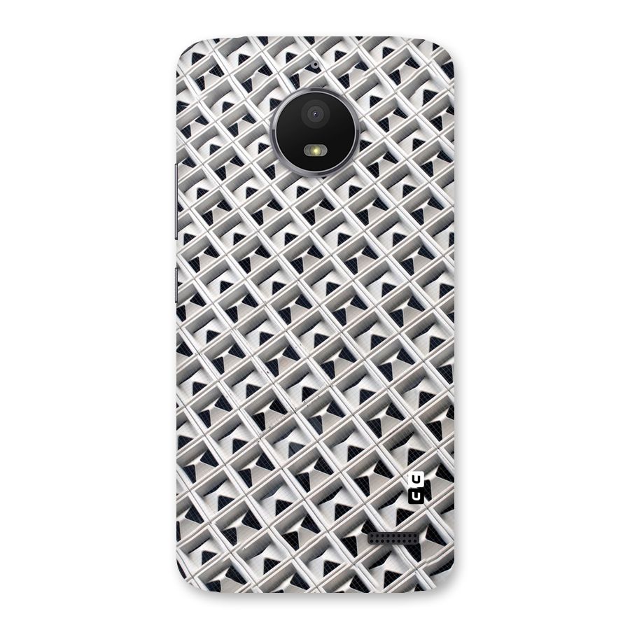 Check White Design Back Case for Moto E4