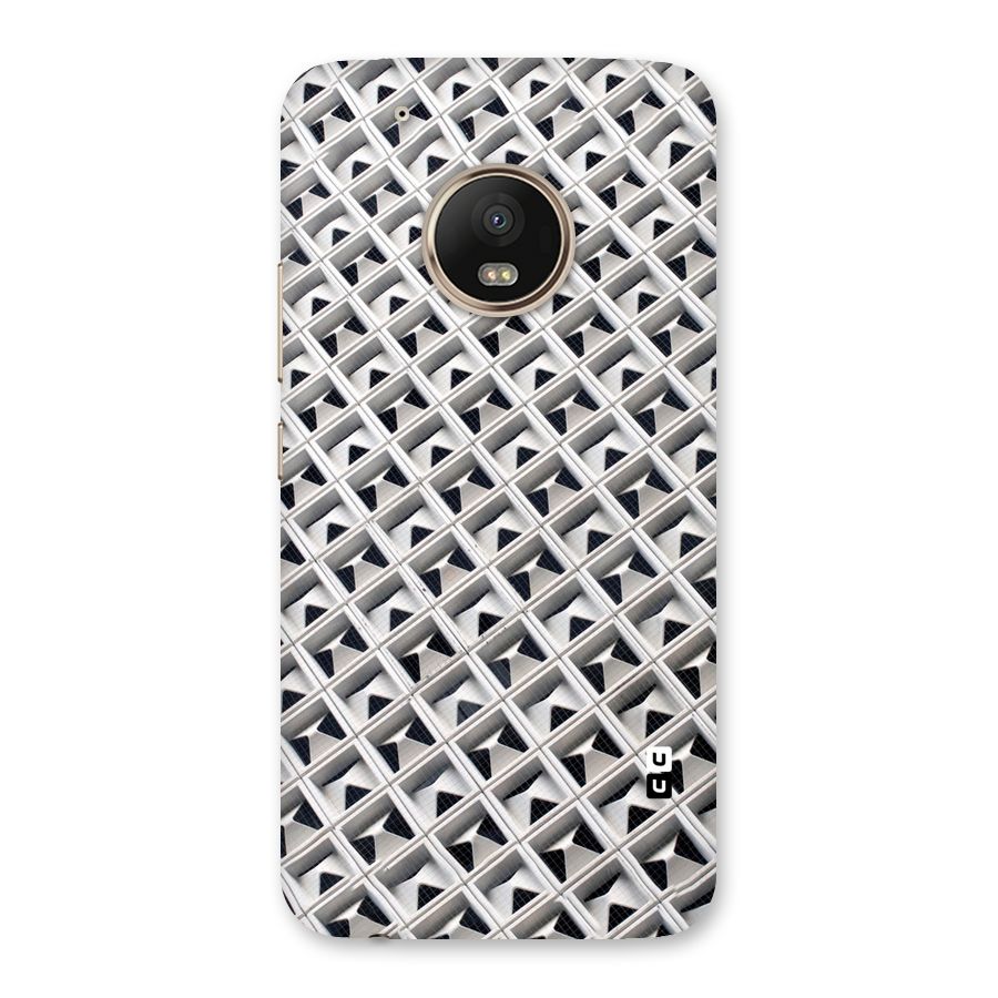 Check White Design Back Case for Moto G5 Plus