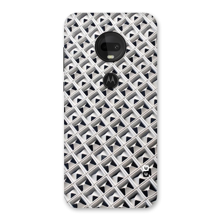 Check White Design Back Case for Moto G7