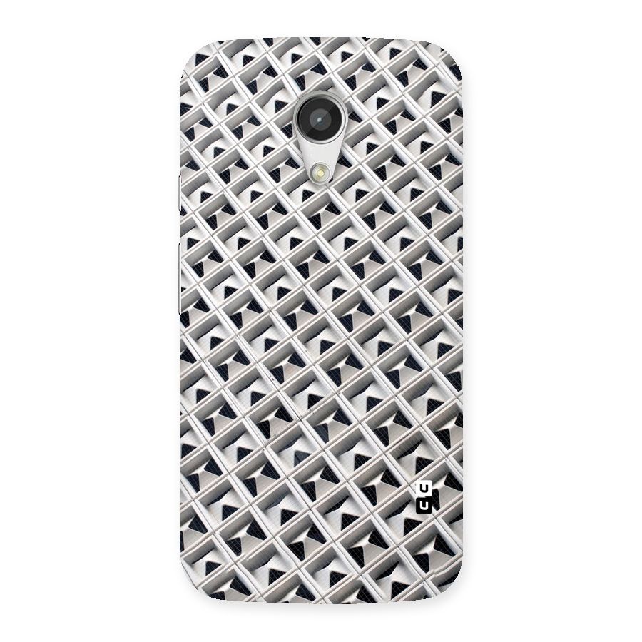 Check White Design Back Case for Moto G 2nd Gen