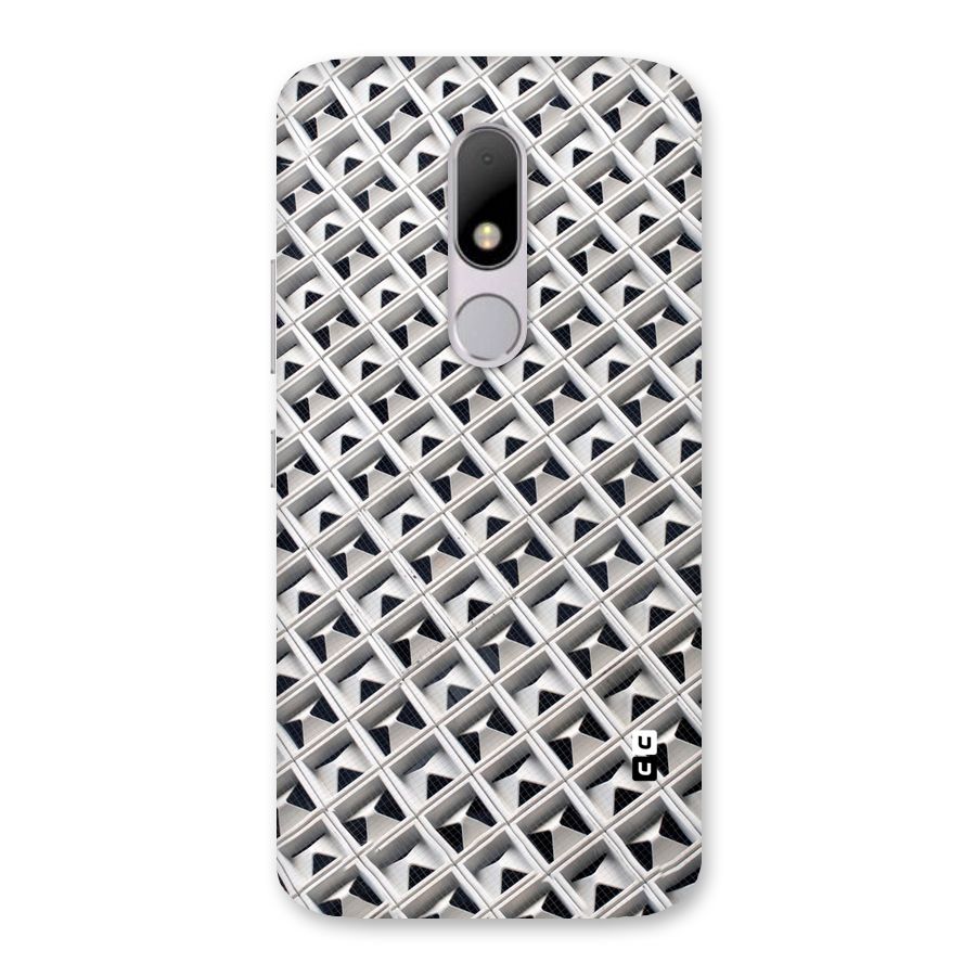 Check White Design Back Case for Moto M
