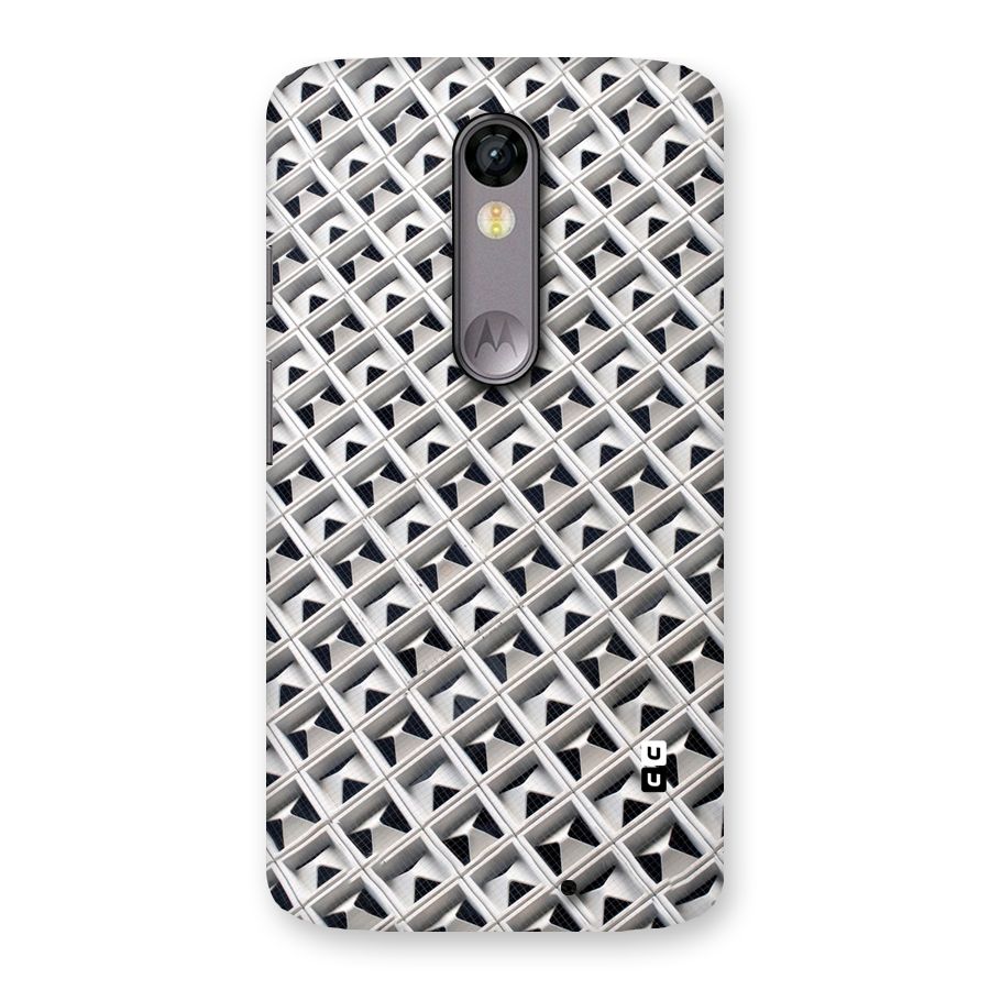 Check White Design Back Case for Moto X Force