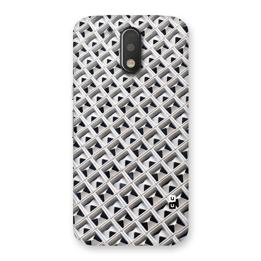 Check White Design Back Case for Motorola Moto G4