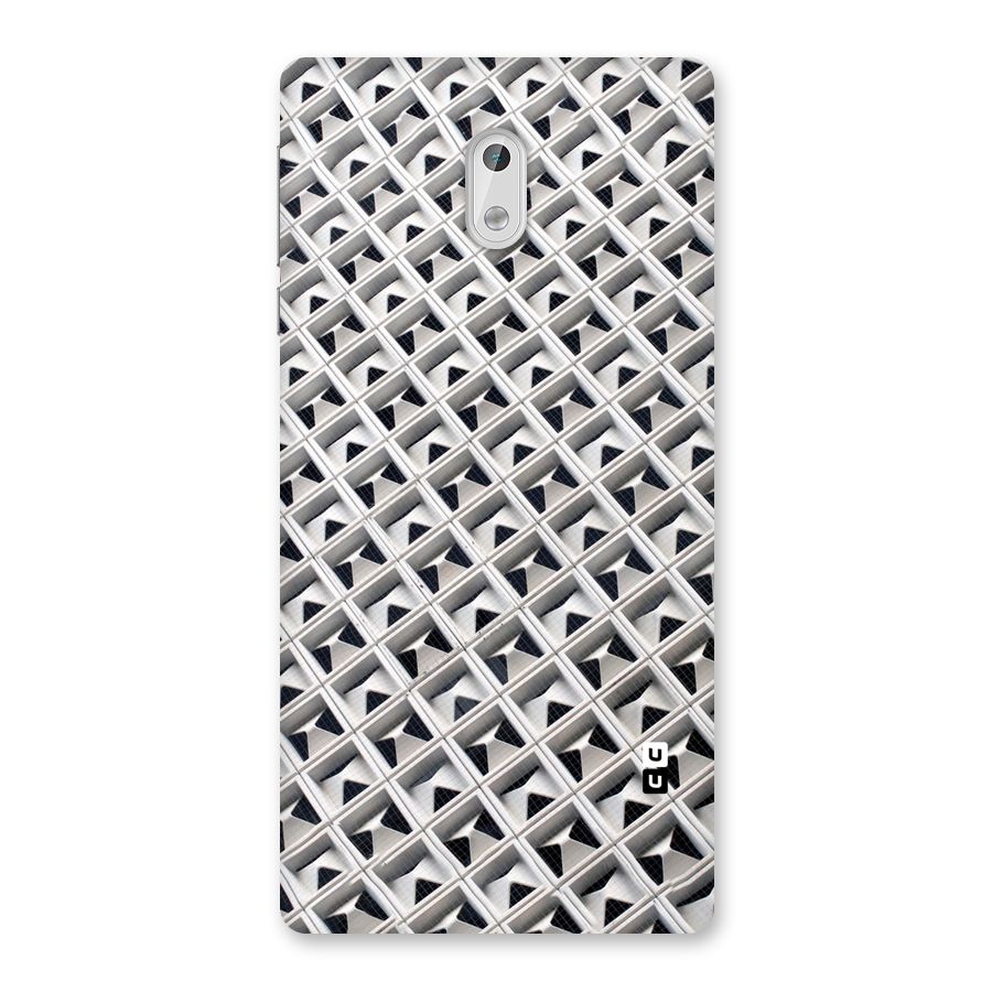 Check White Design Back Case for Nokia 3