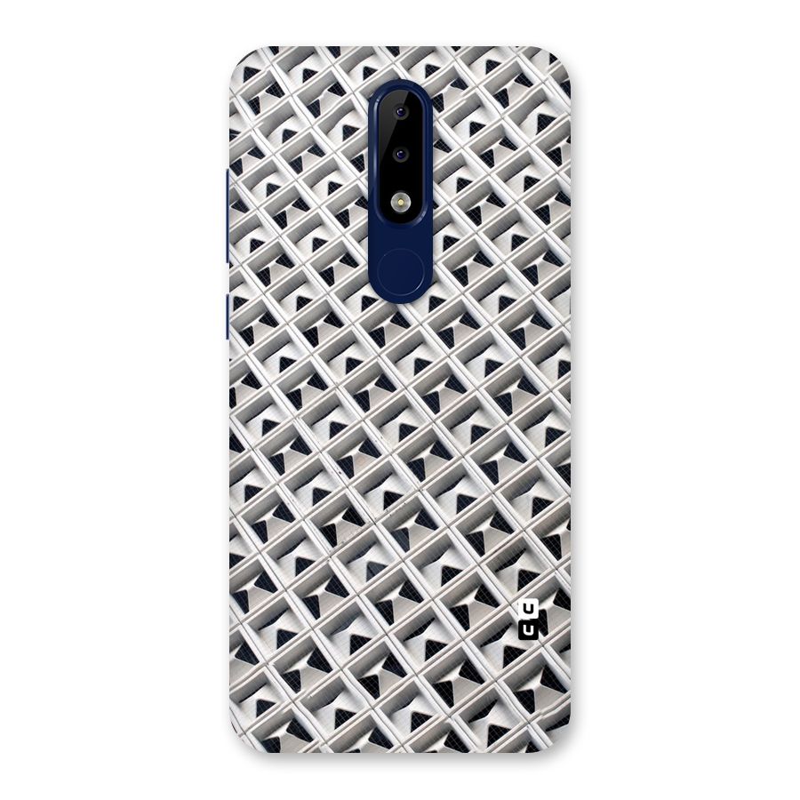 Check White Design Back Case for Nokia 5.1 Plus