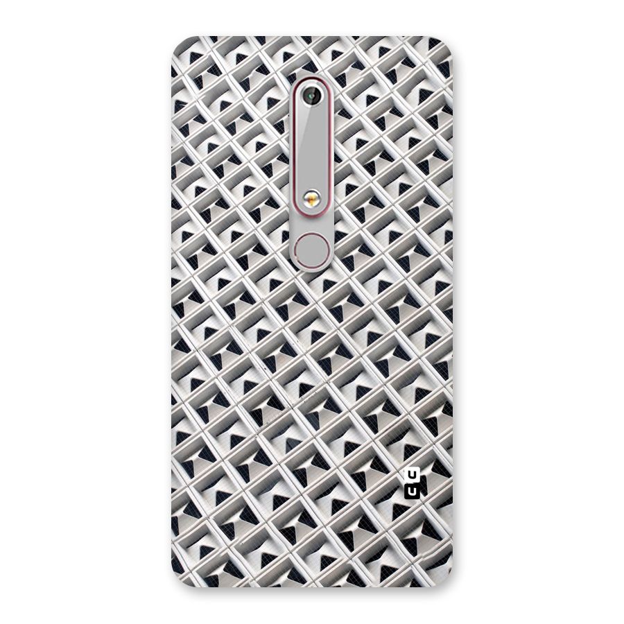 Check White Design Back Case for Nokia 6.1