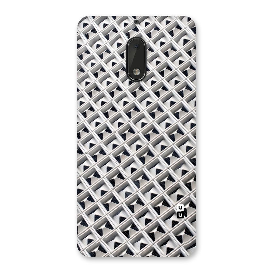 Check White Design Back Case for Nokia 6