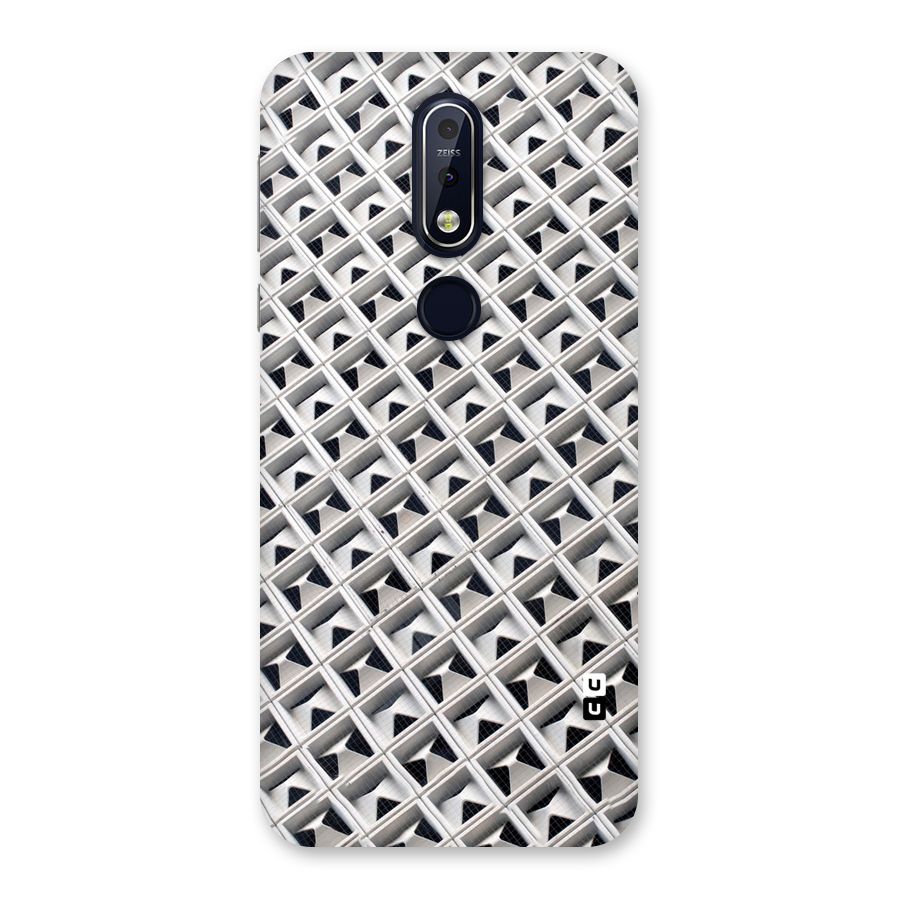 Check White Design Back Case for Nokia 7.1
