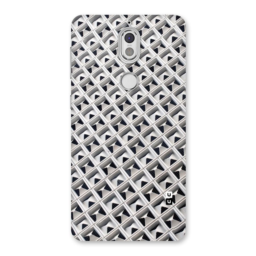 Check White Design Back Case for Nokia 7