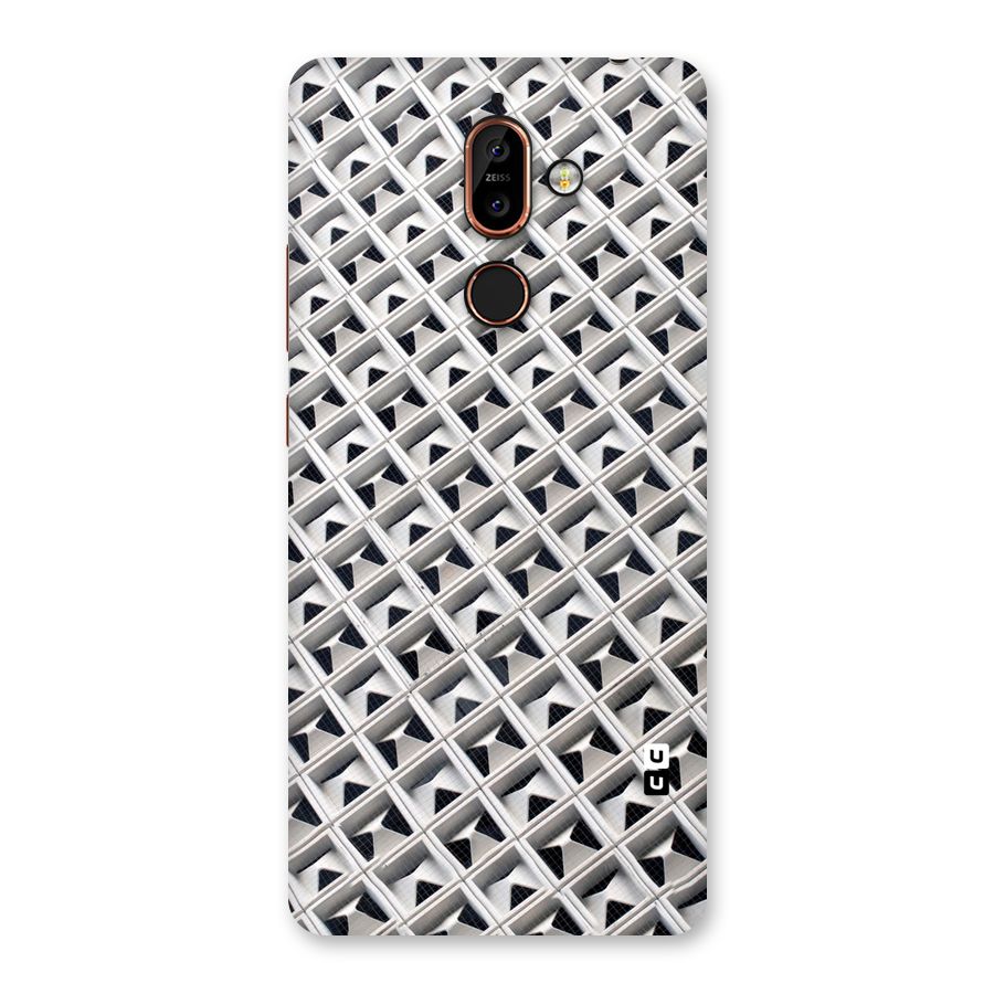 Check White Design Back Case for Nokia 7 Plus